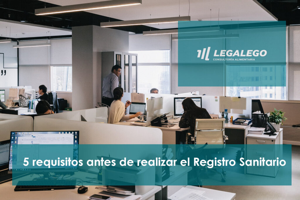 requisitos antes de realizar el Registro Sanitario