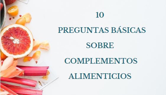 guía complementos alimenticios