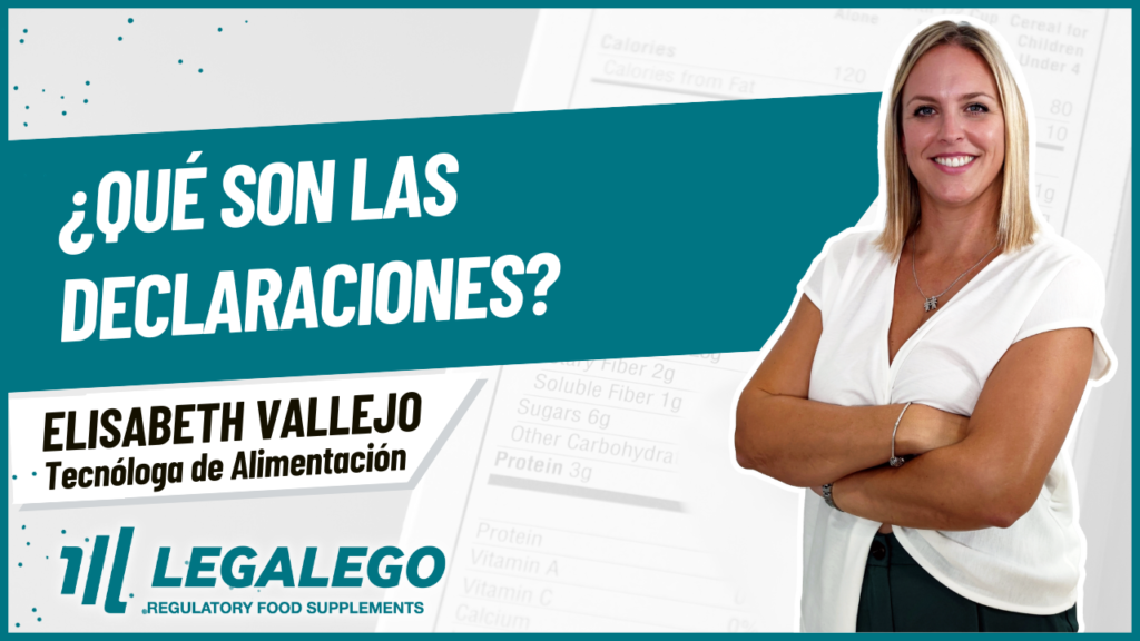 ¿Qué son las declaraciones en el ámbito alimentario?